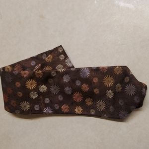 Ted baker brown silk tie